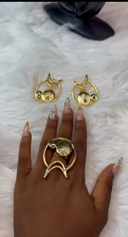 Ensembles boucles d'oreilles bagues